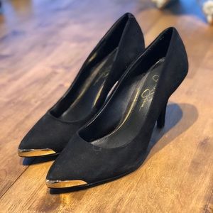 Jessica Simpson | Black Suede Pump